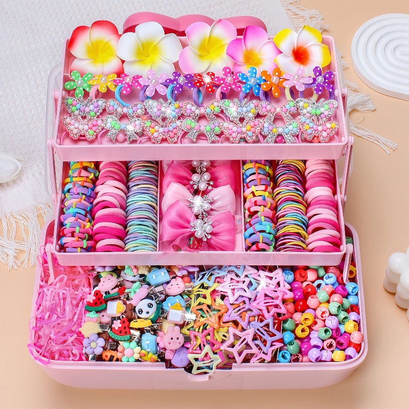 Travel Accessories For Girls - Set di 546 Accessori per Capelli