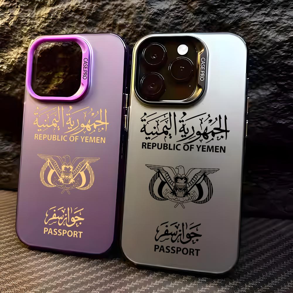 Travel Accessories Iphone - Custodia per telefono Y-Yemen Passport per