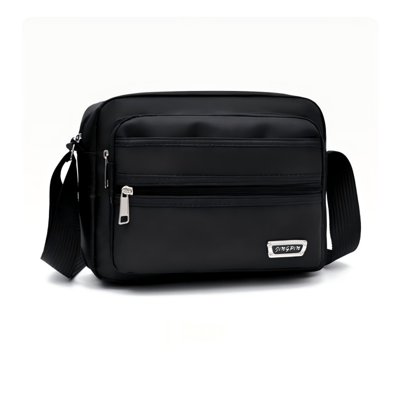 Travel Accessories Tech - Borsa a Tracolla Impermeabile da Uomo,