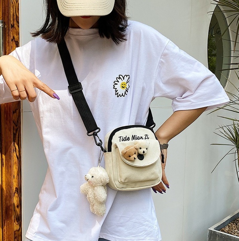 Travel Accessories For Girls - Borsa a tracolla mini in tela