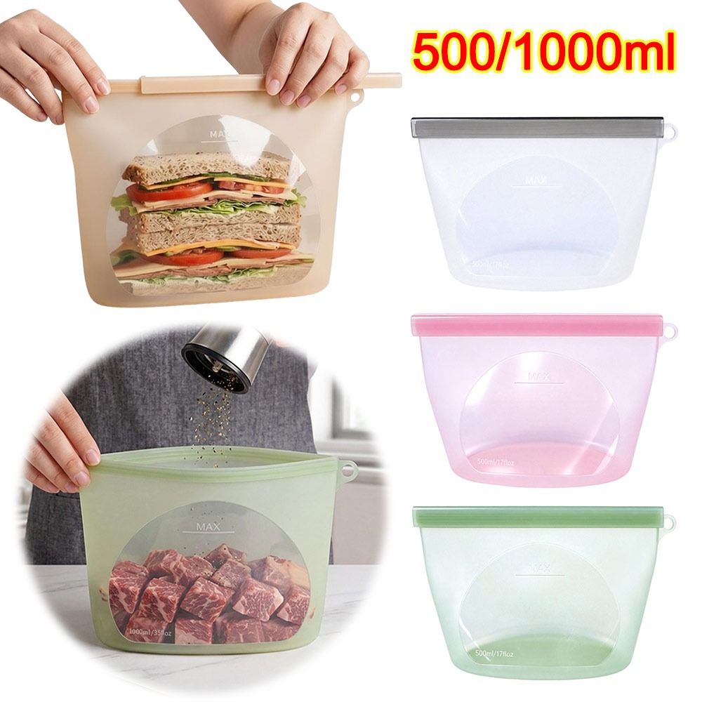 Sacchetto in Silicone per Cons - Reusable Zip Bag recensione e prezzo