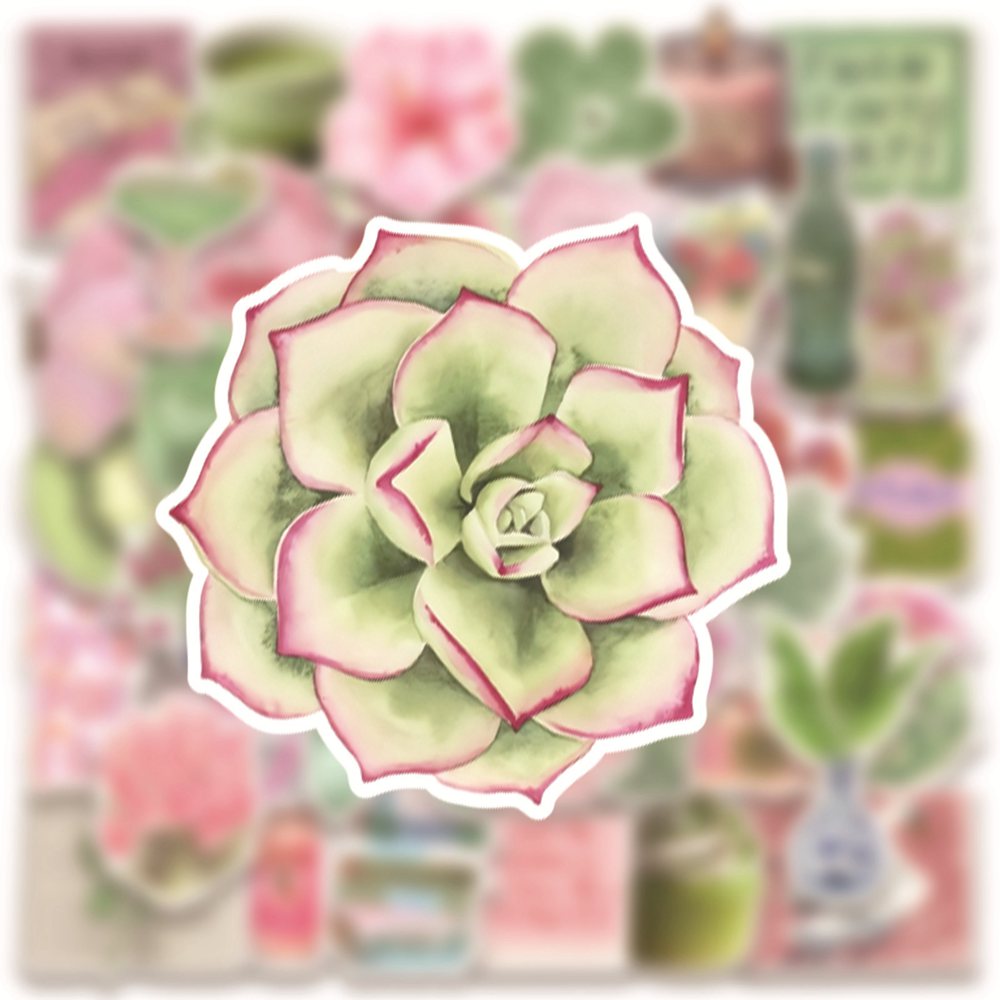 50 pezzi Ins Wind Pink Green S - Sticker Luggage Decorative recensione e prezzo