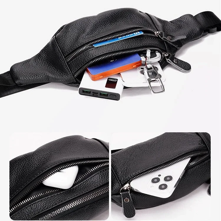 Borsa da uomo in vera pelle, m - Travel Accessories Tech recensione e prezzo