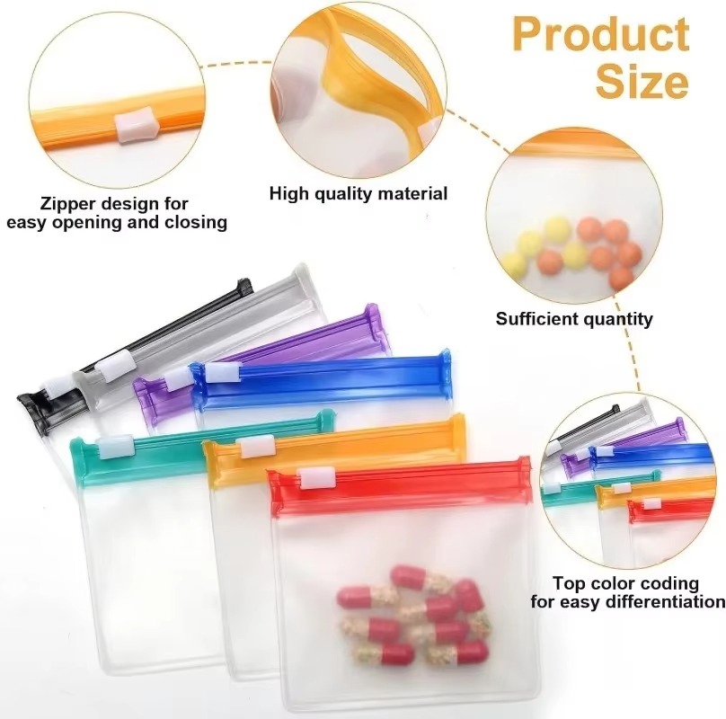 Mini Borse Colorate per Pillol - Reusable Zip Bag recensione e prezzo