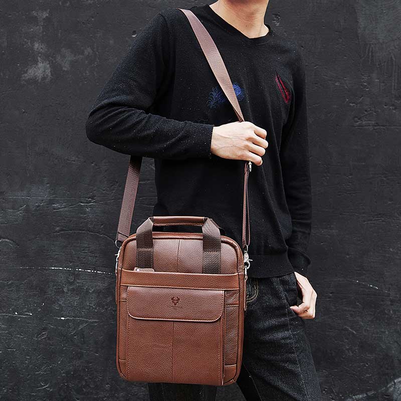 Borse da uomo in vera pelle du - Travel Accessories Tech recensione e prezzo